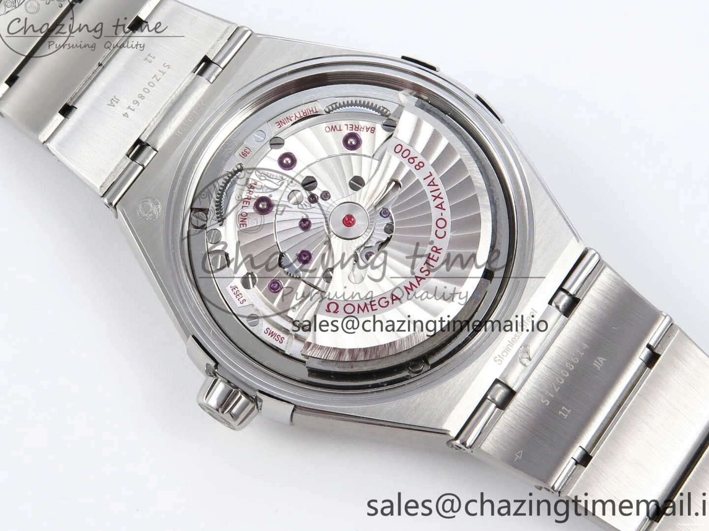 0214 Classic Constellation 41mm SS ASWF 1:1 Best Edition Green Dial on SS Bracelet A 7697